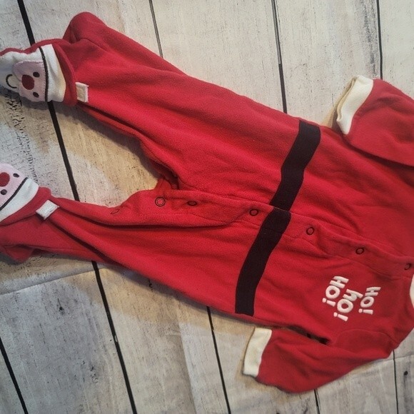 Carters Just One You 4 Piece  Holiday Sleepers  bundle Size 6months - Picture 5 of 16